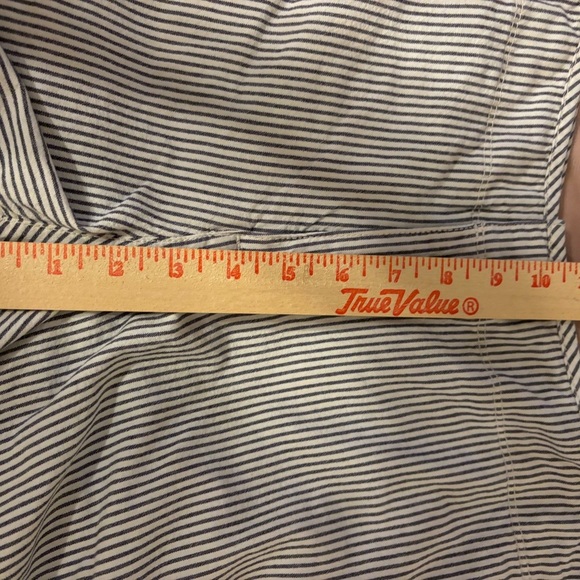 Dockers Women's High Waist Striped Shorts - Black and White - Picture 6 of 11